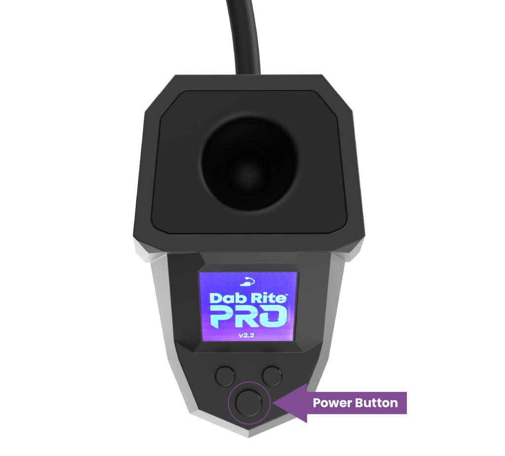Power button on the Dab Rite PRO